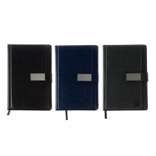 Deliciper of Leduced A5, 140 sheets in a cage, with a calculator, with a scrap, leatherette cover, mix