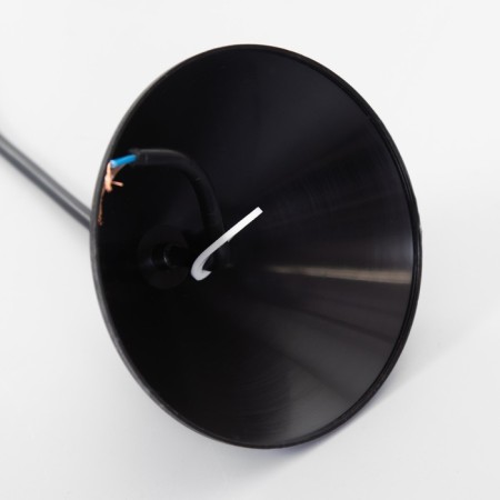 Susage "cone" 1x15W E27 Model: BR 00272 Black/Transparent 25x25x15cm-6