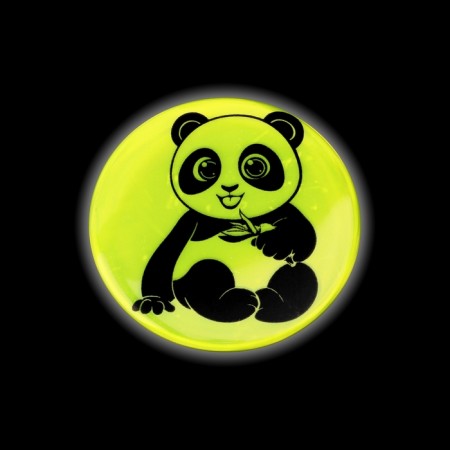 Reflective icon "Panda", d = 5.8 cm, color mix-5