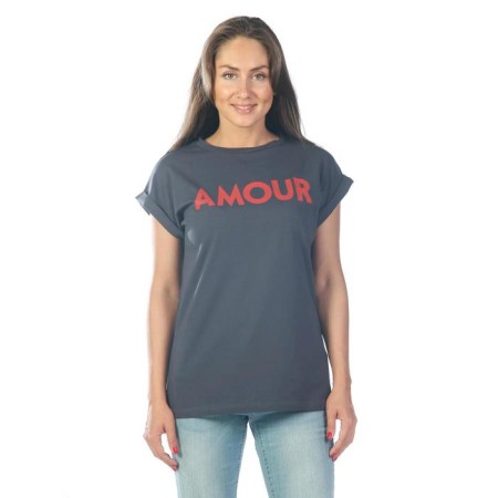 Women's T -shirt amour, size 50, color gray