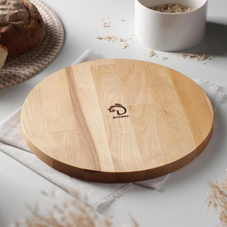Menzhitsa Round Dolyana, D = 27 cm, 5 sections, birch-3