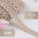 Gum is openwork, 14 mm, 10 ± 1 m, beige color
