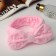 Hair bandage "Droplek" 19*6 cm pink