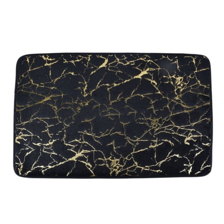 Arya Home Brock mat with memory effect, size 50x75 cm, black color-1