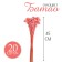 Sukhotzet "Batao" set 20 pcs., Red color