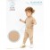 Bloody and sliders children's fashion, height 68 cm, beige color