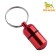 Address - capsule for a note, 2.2 x 1.3 cm, burgundy