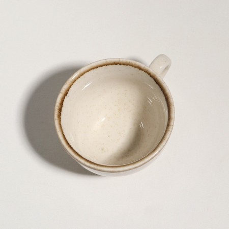 Tea bowl "Pearl", 220 ml, beige, porcelain-1