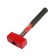Sledgehammer scrap, metal rubberized handle, 1 kg