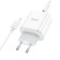 Network charger Hoco C104A, Type-C, 20 W, PD + Qc, Type-C-Lightning, 1 m, white