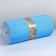 Bathroom mat "Drops", width 65 cm, roll 15 m, blue color