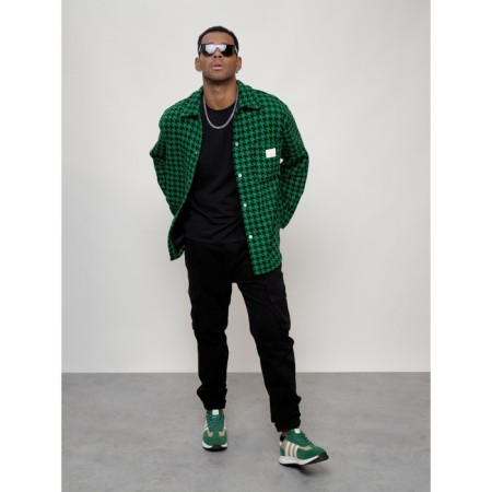 Male windbreaker, size 52, green color-6