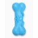 Chewing toy "bone with a smile", tpr, 9 cm, blue