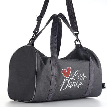 Female sports bag, textura, small size, gray color-5