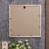 Photo frame pine С19 silver 25x25 cm (plastic screen)