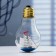 Souvenir ship in a light bulb 10*6cm