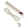 Network filter "Garrison", 6 outlets, 5 m, 10 a, 2200 watts, with salary, white