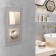 Two-clavy switch WL10-SW-2G, champagne color