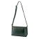 Female bag, artificial leather, green 30x8x20 cm