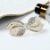 Hair hair clip "Helayed" bow, 9 cm, silver-white