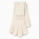 Women's gloves minku, dairy color, 21 cm