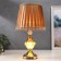 Highway lamp 16140/1 E27+LED lighting 40W gold 25x25x42 cm Risalux