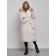 Coat insulated winter female, size 44, color light-beige