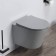 Comforty 105 MH toilet seat, SoftClose duroplast is thin, quick-saturated, light gray color