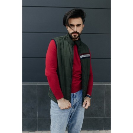 Male ise vest, size 46, khaki color-2
