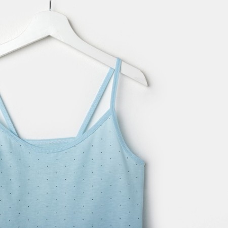 Pajamas kaftan "peas" shorts, top, p. 40-42, blue-6