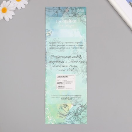 Sticker Plastic Straza "Bracelettes" mix 27.5x9.5 cm-4