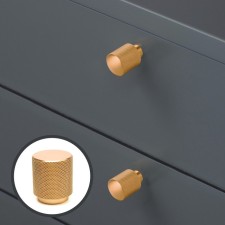 Handle button Cappio PK330, D = 30 mm, color gold