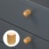 Handle button Cappio PK330, D = 30 mm, color gold