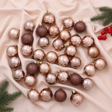 Set of balls plastic D-4 cm, 36 pcs 
