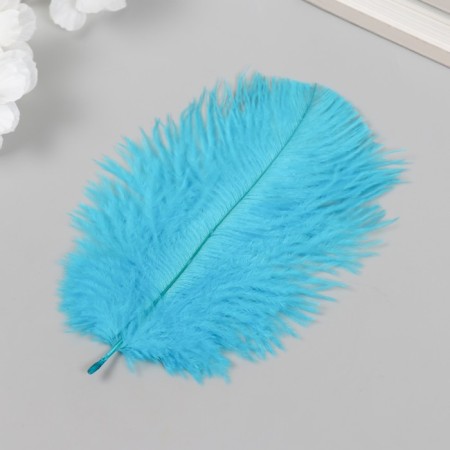 Decorative ostriches "sapphire" h = 15-20 cm-1