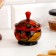 Solonka "Berry", with a lid, 6 × 7 cm, Khokhloma