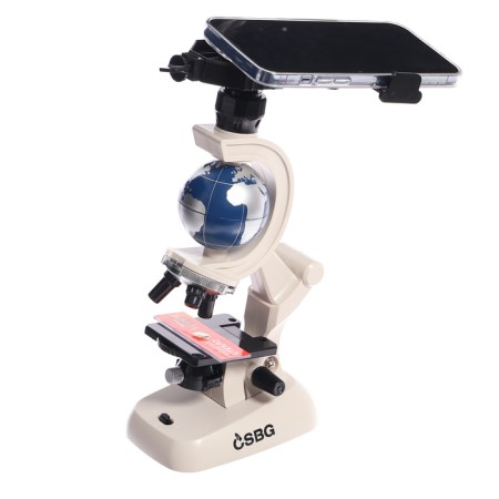 Microscope, with a planet and a phone holder-21