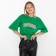 T -shirt female, green color, size 44