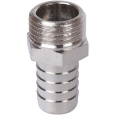 Штуцер STOUT SFT-0067-001216, 1/2" x 16 мм, наружная резьба, никелированная латунь
