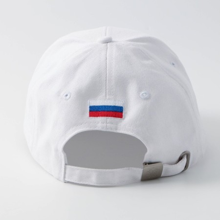 Cap "coat of arms", white color, rr 56-6