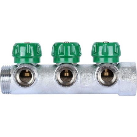 Collector regulator Stout SMB-6850-013403, 1 ", 3 exits, 3/4", flat seal-2