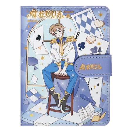 Gift notebook, A6, 132 sheets, color block, with a stream on a magnet, PVC cover, "anime", mix-3