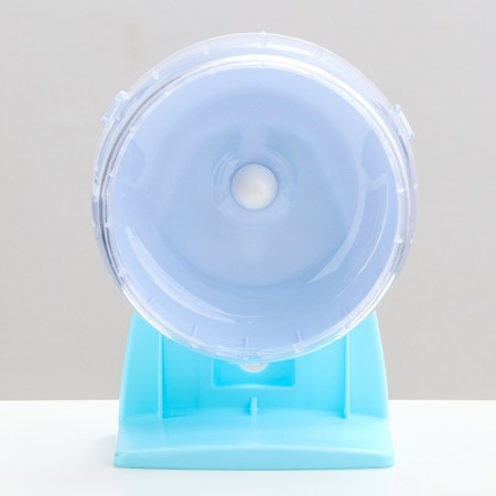 Carno rodents wheel is quiet, on a stand, 14 cm, blue-1