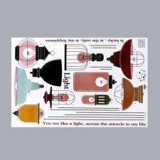 Interior plastic sticker 