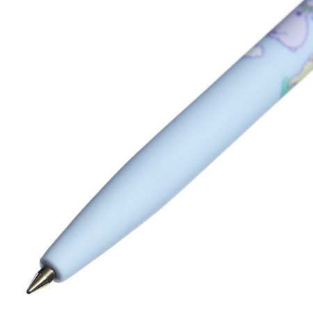 Handle Automatic BrunovisConti HappyClick BrunovisClick in clouds, node 0.5 mm, blue ink, matte case Soft Touch-2
