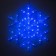 Snowflake LED figure 39 cm, acrylic, 50 LED, 220 V, glow of blue