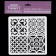 Stencil plastic "tiles azuli-1" 4 drawings 15x15 cm