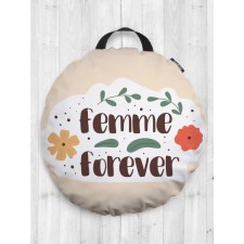 Подушка сидушка «Femme forever», декоративная, d = 52 см