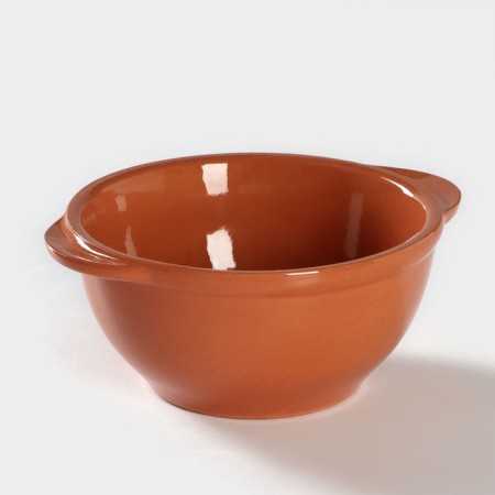 Broth, 500 ml, d = 14 cm, brown color-1