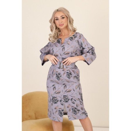 Women's dress, size 46, gray color-13